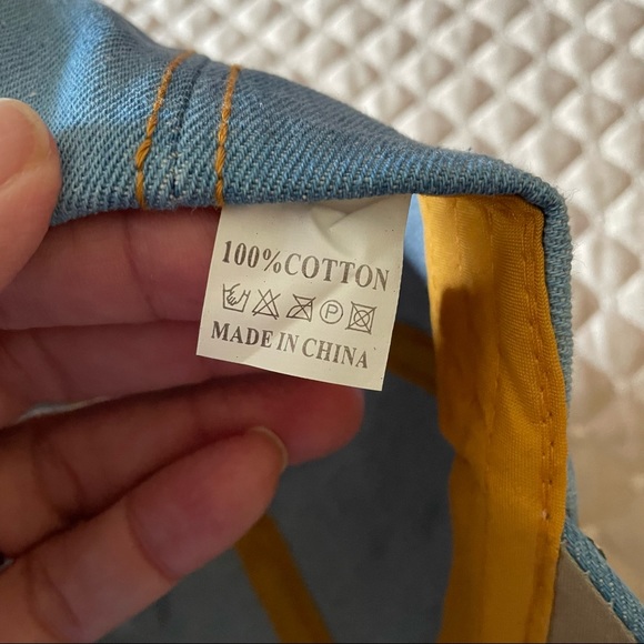 ***NEW** Denim rhynestone studded BOSS cap. Unisex. Adjustable. - Picture 3 of 5